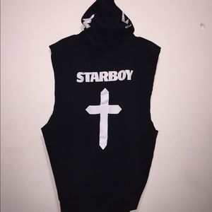 The Weeknd XO Rare Sleeveless Starboy Hoodie